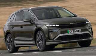 Skoda Enyaq front tracking